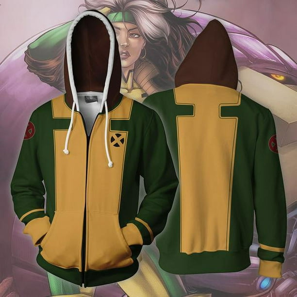 X-men-Disfraz de Cosplay de Marvel Girl para hombre y mujer, sudaderas con capucha x-men, chaqueta con cremallera, estampado 3D, Dark Phoenix, 2019