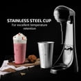 thumbnail image 4 of OVENTE Máquina Clásica para Hacer Batidos de 2 Velocidades con Taza Mezcladora de Acero Inoxidable de 15.2 Oz, Licuadora Mezcladora de Bebidas Compacta y Fácil de Limpiar para Leche Malteada, Helado S, 4 of 5