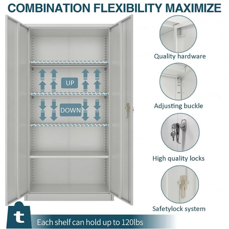 ⭐️ M A I @ SHOP ⭐️ GangMei 71 In Heavy Duty Metal Storage Cabinet with Locking