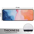 thumbnail image 5 of Kitchen Rugs Sets Of 2,Blue Pink Orange Marble Anti Fatigue Kitchen Mat Rugs Non Slip Washable,Decorative Kitchen Floor Mats for Kitchen,Sink,Laundry,17"x47"+17"x47", 5 of 5