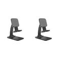 thumbnail image 1 of Kearding Soporte ajustable para teléfono, soporte plegable para teléfono de escritorio, soporte portátil de plástico para teléfono móvil, soporte Negro 2piezas, 1 of 6
