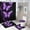 AA-1, variant on Dreamy Purple Butterfly Pattern (51)-2 Shower Curtain Sets Non-Slip Rugs Bath Mat Toilet Cover U Shaped Mat 4 Pcs