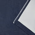 thumbnail image 4 of Exclusive Home Marabel Lined Room Darkening Blackout Hidden Tab Top Curtain Panel Pair, 54"x84", Indigo White, Set of 2, 4 of 6