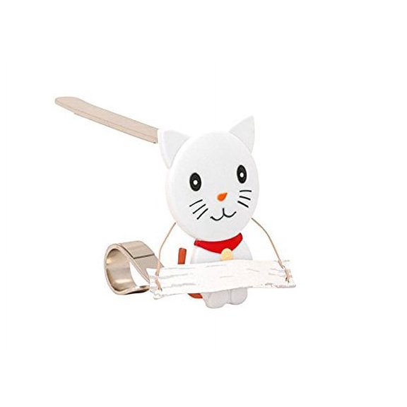 The Original MantleClip Stocking Holder with Snowman Family (Cat)