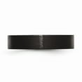 thumbnail image 3 of Stainless Steel 5mm Black IP-plated Brushed Flat Band Size: 6; for Adults and Teens; for Women and Men, 3 of 6