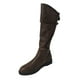thumbnail image 2 of Botas de montar de vaquero a la moda para mujer, zapatos informales cálidos de tacón medio, botas de tubo medio Wmkox8yii sdhk170, 2 of 4