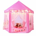 thumbnail image 4 of Tienda de juegos plegable portátil para niños y niñas, casa de juegos de Castillo de princesa, tienda de juegos al aire libre, juguetes para niños y niñas, regalo de cumpleaños, 2023, 4 of 4
