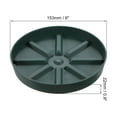 thumbnail image 2 of Unique Bargains Plant Pot Saucers 6 Inch, 6 Pack Plastic Round Plant Pot Flower Drip Tray, Green, 2 of 6