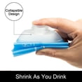thumbnail image 3 of sunsanly Soft Flask Water Bag Food-grade Collapsible Hydration Pack Bottle Reusable Leakproof Outdoor Water Flask for Running Hiking Cycling Climbing, 3 of 7