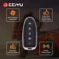 thumbnail image 3 of CCIYU X 1 Flip Key Fob with Key Blade 5 buttons Replacement for 11 12 13 14 15 16 17 18 for Ford for C-Max for Edge for Escape for Expedition for Flex for Lincoln MKX Series with FCC M3N5WY8609, 3 of 6