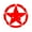 Red, variant on Walbest 5.9" Star Car Sticker Decal for Car Hood Auto Five-Pointed Star Graphics Sticker for SUV Off-Road Vehicles Car Body Side Door Trunk Universal Waterproof Vinyl Car Sticker (White)
