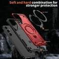 thumbnail image 4 of Funda Magnética para Samsung Galaxy S25 Funda con soporte [Compatible con MagSafe] Protección Militar contra Caídas Funda para teléfono TPU Suave Duradera a prueba de Golpes, 4 of 6