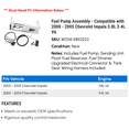 thumbnail image 2 of Fuel Pump Assembly - Compatible with 2000 - 2005 Chevy Impala 3.8L 3.4L V6 2001 2002 2003 2004, 2 of 2