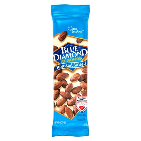 Blue Diamond Roasted Salted Almonds, 1.5 Oz., 12