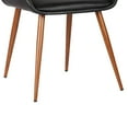 thumbnail image 2 of Panda Mid-Century Dining Chair in Walnut Finish and Black Faux Leather, 2 of 10