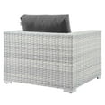 thumbnail image 6 of Modway Convene 6-Piece Outdoor Patio Set in Light Gray Charcoal, 6 of 10