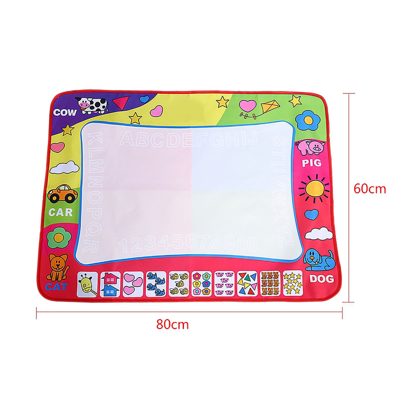 Magic Drawing Water Pen Painting Doodle Mat Board Kids Painting Toy Pip CA 