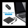 thumbnail image 1 of Unidad Lectora de Disquetes USB Unidad de Disquete FDD PortáTil Externa de 3,5 Pulgadas de 1,44 MB para Windows 7 8 2000 XP Vista PC PortáTil, 1 of 5