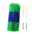 thumbnail image 2 of Cepillo rascador para ganado, cepillo para caballos resistente con 4 tornillos, rascador para ganado, rascador para animales para valla, jardín, verde y azul, 2 of 8