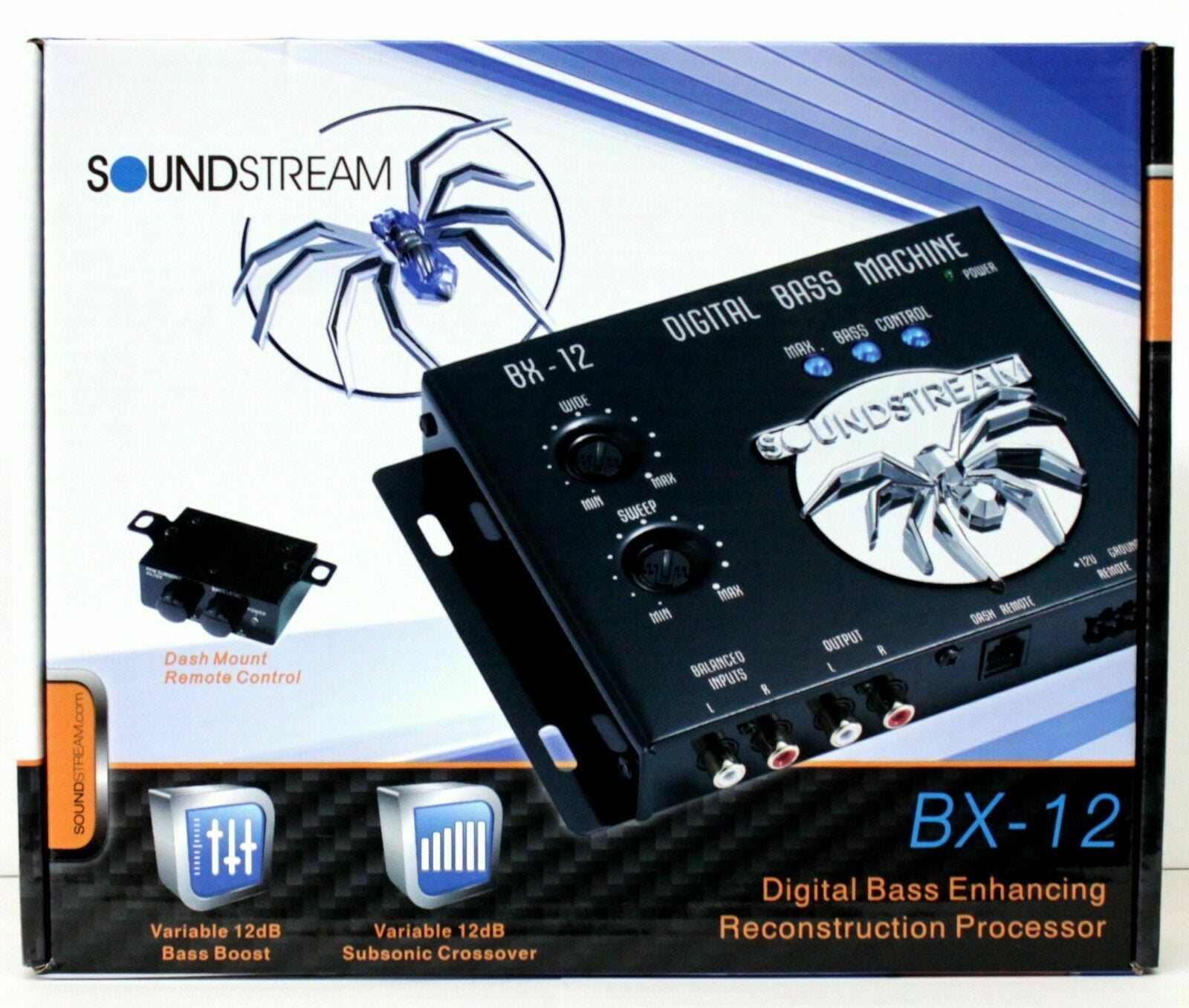 SOUNDSTREAM BX12 Car Audio Bass Booster Equalizer Epicenter Digital
