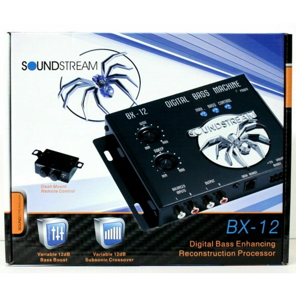 SOUNDSTREAM BX-12 Car Audio Bass Booster Equalizer Epicenter Digital Bass BX12