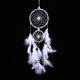 thumbnail image 1 of Blanco Atrapasue?os Wind Chimes Beads Feather Pendant Home Decoración de Ventana de Pared Decoración Hogareña Fugacal NO, 1 of 6