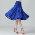 thumbnail image 4 of EHRWE Women's Skirt Womens Large Swing Half Skirt Lace Dance Skirt Ballroom Practice Skirt Performance Skirt Carnival Festival Skirts for Women, 4 of 5