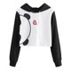 thumbnail image 1 of Sudadera larga Con cremallera Gibobby Mujeres Casual Color Animal Print Manga larga Con capucha Crop, 1 of 4