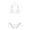 White, variant on Meichang Womens Bikini Swimsuits Sexy Side Tie Bikini Sets 2 Piece Bathing Suits Cheeky Triangle Thong Swimwear Summer Beach Pool Party Swimsuit