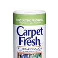 thumbnail image 2 of Carpet Fresh Rug and Room Deodorizer Powder Freshener Honeysuckle with Baking Soda 14 oz, 4-Pack, 2 of 6