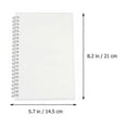 thumbnail image 3 of Blank Notebooks Spiral Notebook Set Minimalist Design Daily Use Multi 21x14.5cm 2Set, 3 of 3