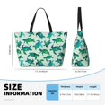 thumbnail image 4 of Fotbe Green Sea Turtle Bolsa de Viaje para Playa - Resistente al Agua, Bolsa Tote de Gran Capacidad y Ligera con 7 Bolsillos para Mujeres y Hombres, 4 of 7