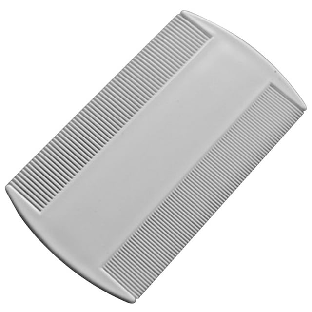 Flea Lice Comb Plastic Double Sided Lice Removal Comb Pet Grooming Comb for Dog