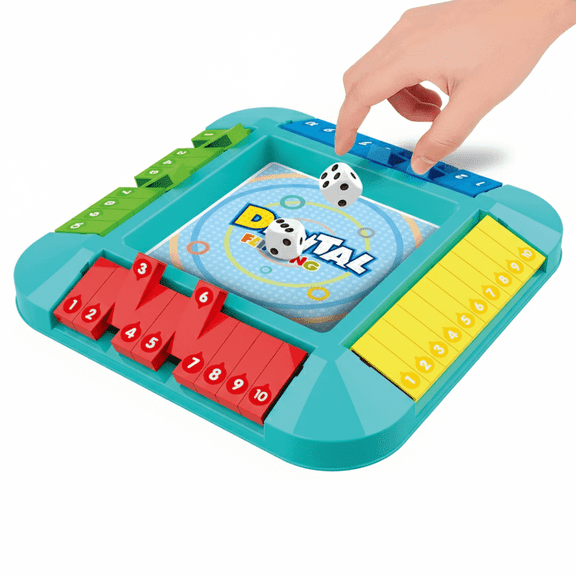 Berallo Shut The Box Dices Game Four-Sided Flip Board Table Family Games for Adults and Kids (2026 Upgraded)