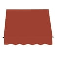 thumbnail image 2 of Awntech 3.38 Ft New Orleans Fixed Awning Canopy with Twisted Rope Arms (40.5in x 31in x 24in), Terracotta, 2 of 2