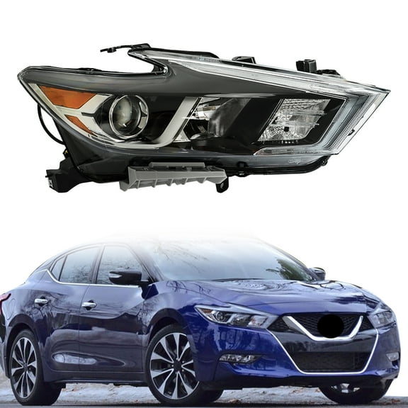 EPOTOOR Headlight Replacement for 2016-2018 Maxima S|SL|SV Headlights Right Side NI2503235