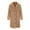 Khaki, variant on Herrnalise Jackets For Women Loose And Winter Wool Long Sleeved Lapel Wool Medium Long Coat Shackets For Women 2024 fall Beige,XXXXXL