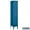 Blue, variant on 12" Wide Four Tier Standard Metal Locker - 1 Wide - 5 Feet High - 12 Inches Deep - Blue - Unassembled