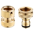 thumbnail image 4 of Conector Rápido Manguera Jardín Adaptador de Alta Presión Latón Estable Acople Seguro Instalación Rápida Apto para Jardinería Lavado de Vehículos Y Ex estilo D, 4 of 9