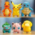 thumbnail image 1 of Figuras de acción de Pokemon Deng Xun 6 unids/set Pikachu PVC decoración de coche modelo, 1 of 3