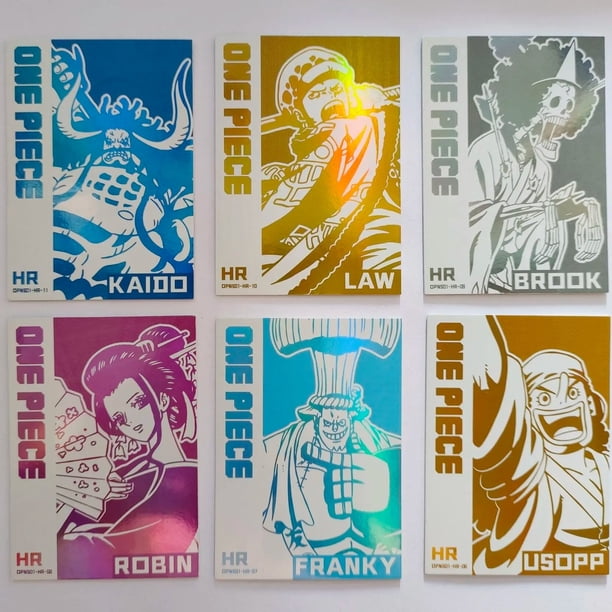 Tarjeta artesanal de One Piece HR YR, personajes de Anime, Roronoa Zoro Nami, tarjeta de colección poco común, regalo de cumpleaños y Navidad, juguetes de juego