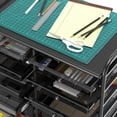 thumbnail image 4 of Simple Houseware Carro con ruedas con 12 cajones, color negro, 4 of 6