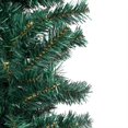 thumbnail image 2 of vidaXL Slim Artificial Pre-lit Christmas Tree with Ball Set Green 210 cm, 2 of 5