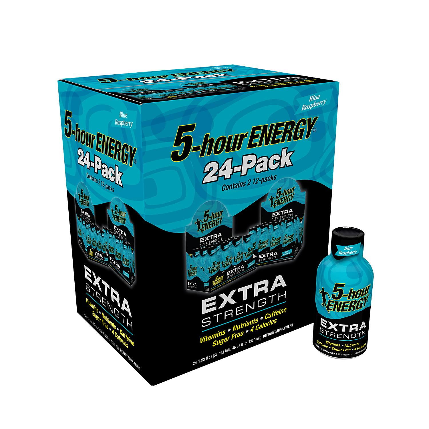 5Hour Energy Shot, Extra Strength Blue Raspberry (1.93 oz. ea, 24 pk