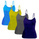 thumbnail image 1 of Set 4 Blusas Mujer Tirantes Casual Blusa Negra Crop Top Dama, 1 of 5
