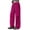 a75-Hot Pink, variant on Women's Techwear Parachute Pants Drawstring Zipper Pockets Wide Leg Lightweight Pant Women Streetwear Trousers,Size XL
