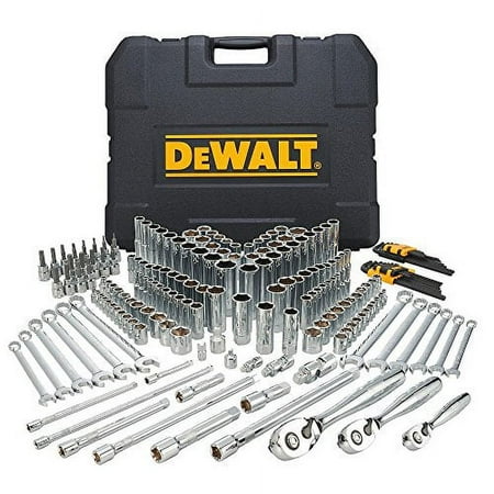 UPC: 0076174721652 | DEWALT Mechanics Tools Kit and Socket Set  204-Piece  1/4  & 3/8  & 1/2  Drive  MM/SAE (DWMT72165) 204 PC Tools Kit and Socket Set