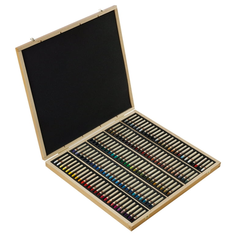 Sennelier Oil Pastel Set, 120-Color Picasso Wood Box Set - Walmart.com
