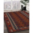 thumbnail image 3 of Ahgly Company Machine Washable Indoor Rectangle Traditional Saffron Red Area Rugs, 8' x 10', 3 of 7
