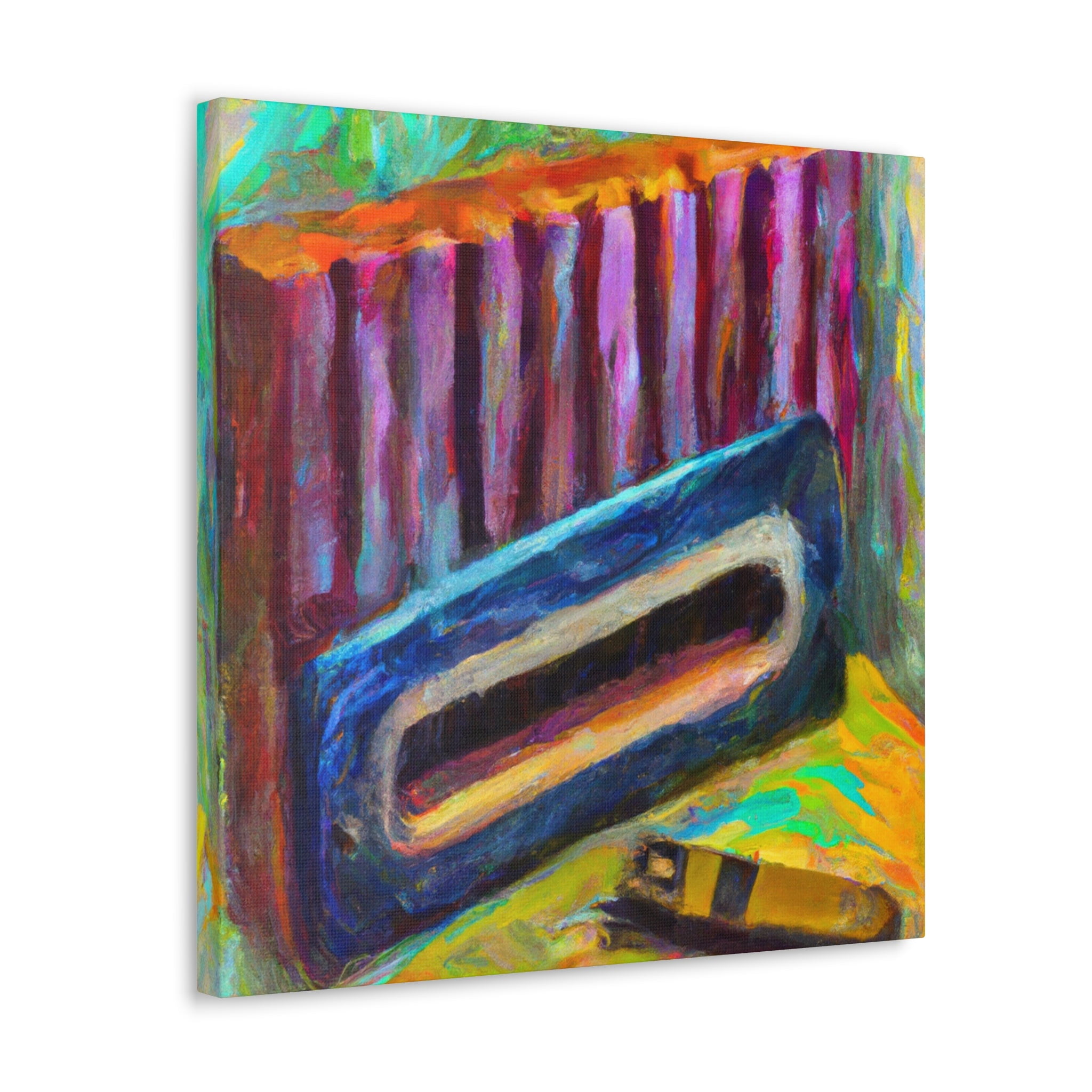 "Harmonica in Fauvism" - Canvas